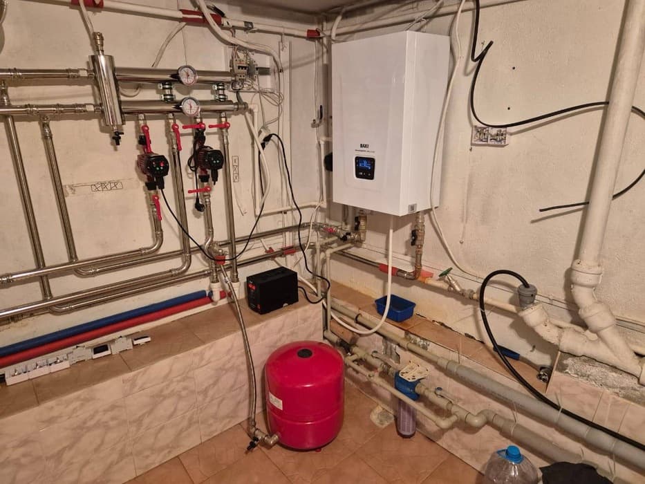 Монтаж отопления в доме