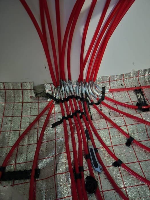 Монтаж теплого пола